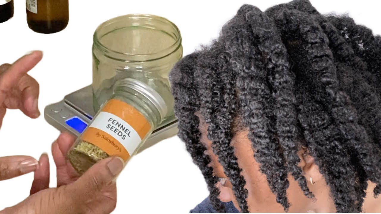 DIY FENNEL SEED OIL - FOR THICKER, HEALTHIER HAIR - FOR ALL HAIR TYPES - TYPE 4 HAIR - UK YOUTUBER