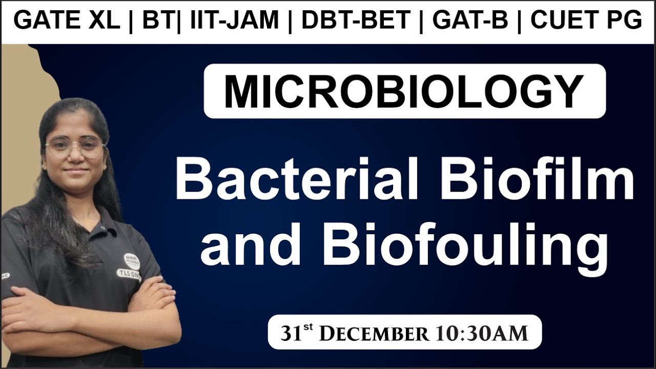 GATE BT/XL | IIT -JAM | DBT- BET | CUET PG | Microbiology | Bacterial Biofilm & Biofouling | Neha