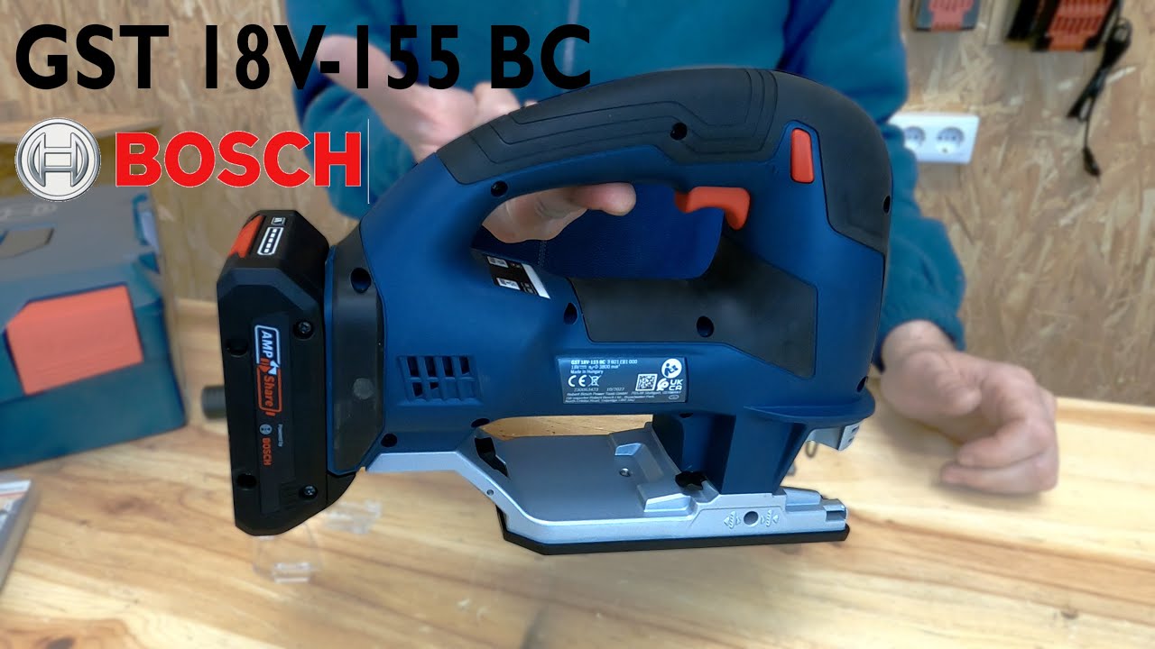 La sierra de calar a BATERÍA definitiva es la GST 18V-155 BC de BOSCH