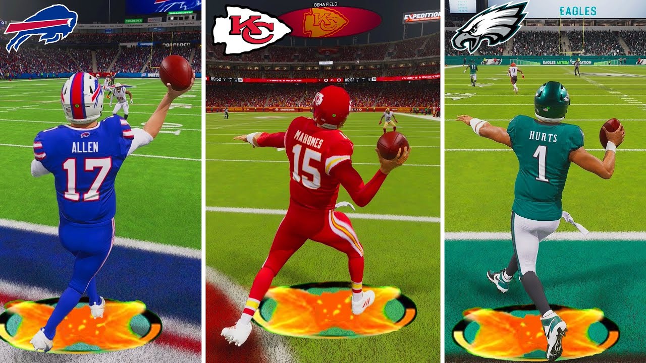 Scoring A 99 Yard Touchdown With Every Quarter Back In Madden 24