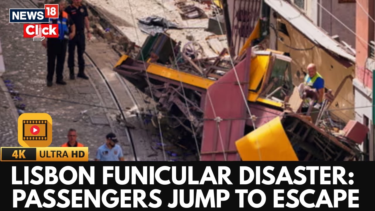 Passengers On Lisbon’s Gloria Funicular ‘Screamed With Fear’, Say Horrified Witnesses | 4K | N18G