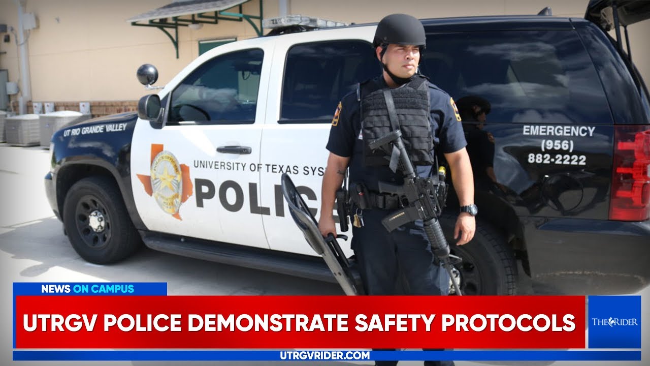 UTRGV police demonstrate safety protocols
