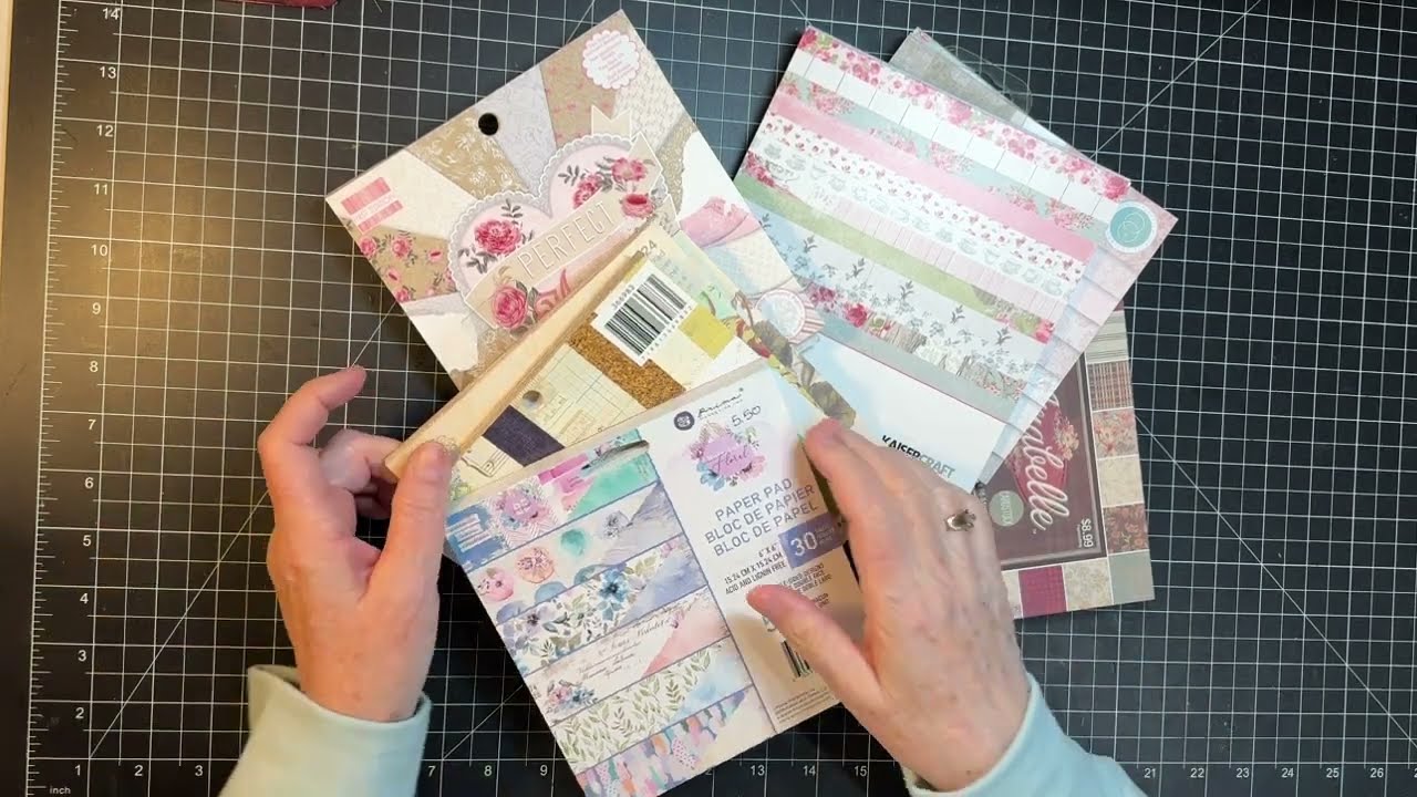 Craft with Me! - 6 x 6 Scrapbook Paper Ideas!