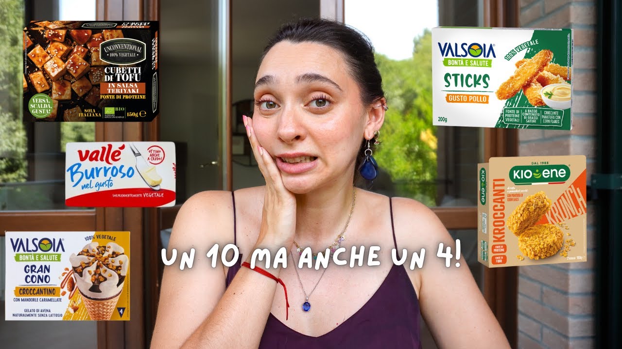 ASSAGGIO NOVITA' VEGANE DEL SUPERMERCATO | Con mio marito onnivoro