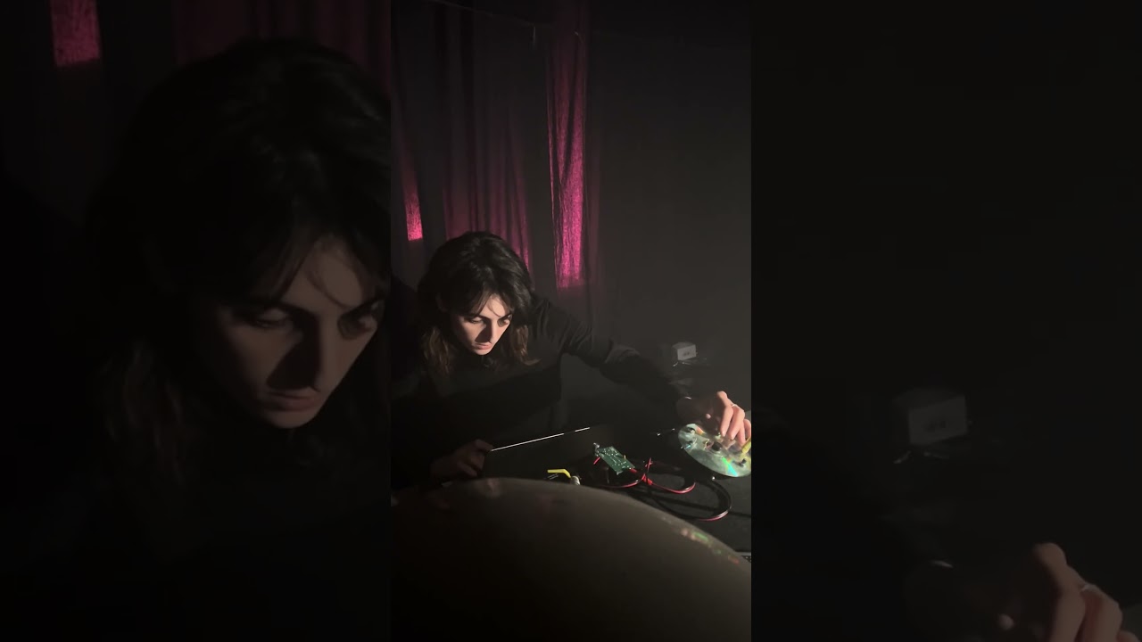 live using diy synthesizer at NPO Melody Moscow