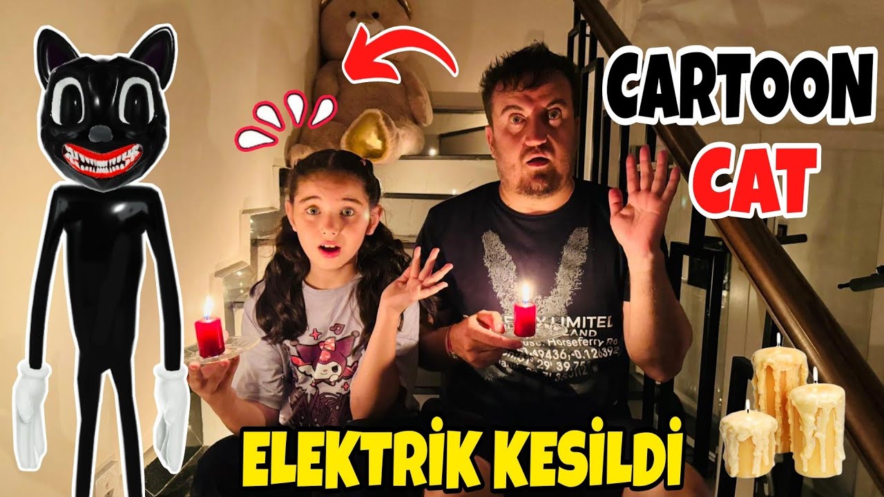 ELEKTRİKLER KESİLDİ ‼️ EYVAH ELİF BABAN CARTOON CAT OLDU BİZE ŞAKA YAPTI !!
