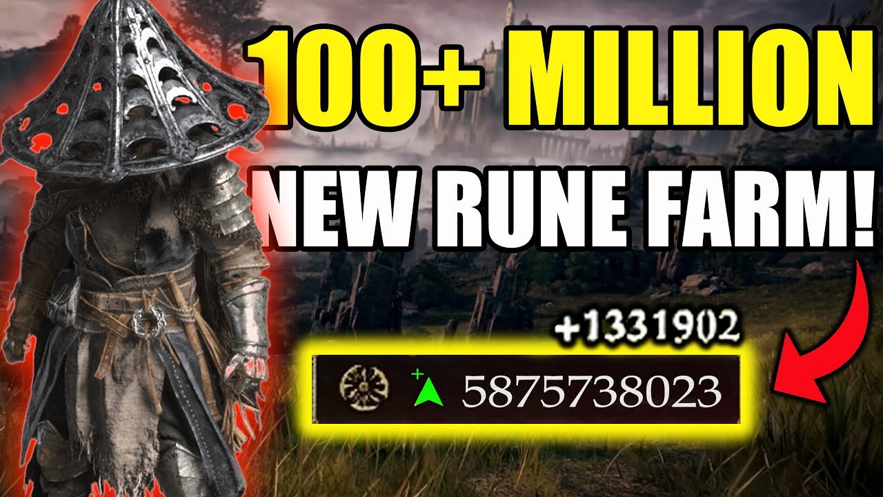 Elden Ring - NEW 100 MILLION Rune Farm - ANY Level | Unlimited Post Patch Rune Exploit|PC, XBOX, PS5