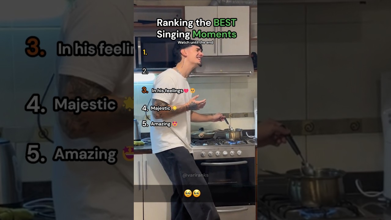 Ranking the BEST Singing Moments