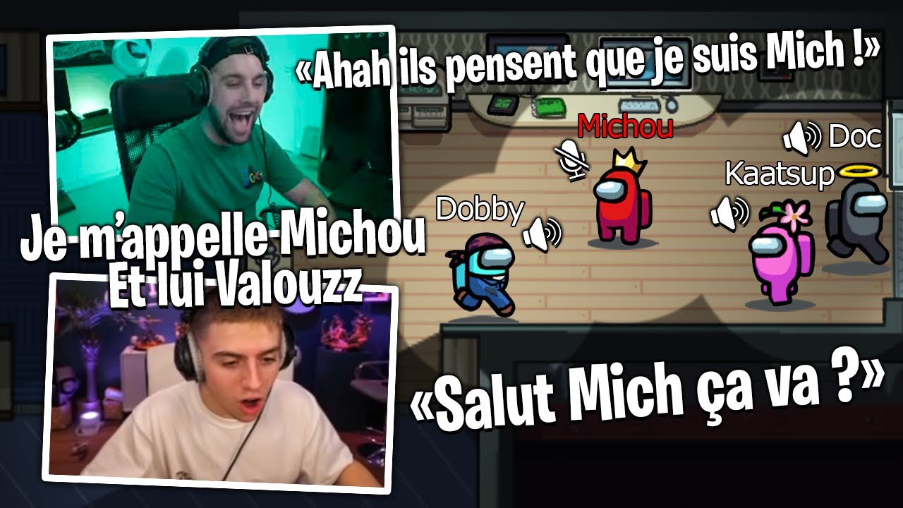 On échange notre pseudo avec Michou et je gagne en imposteur avec ! (c'est n'importe quoi ahah)