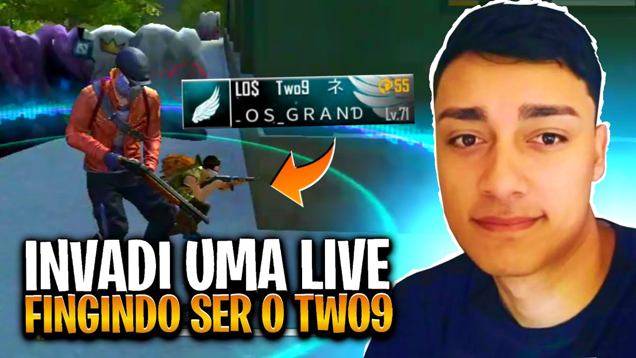 INVADI LIVE DE SALA X1 DOS CRIAS FINGI SER O TWO9! FUI TROLADO - FREE FIRE