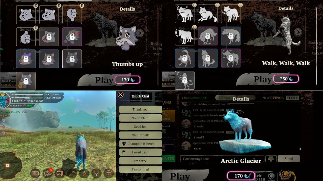 The Wolf New Update - Emotes , Animations , Podiums And More! 🏆
