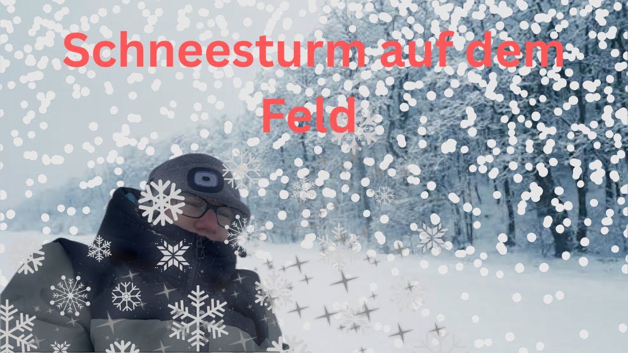 Extremer Schneesturm 🌨️ / eisige Kälte ￼🥶 = Mein Schnee-Spezial ￼❄️🥶