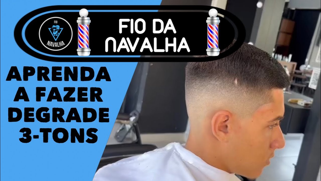 APRENDA A FAZER DEGRADE 3-TONS