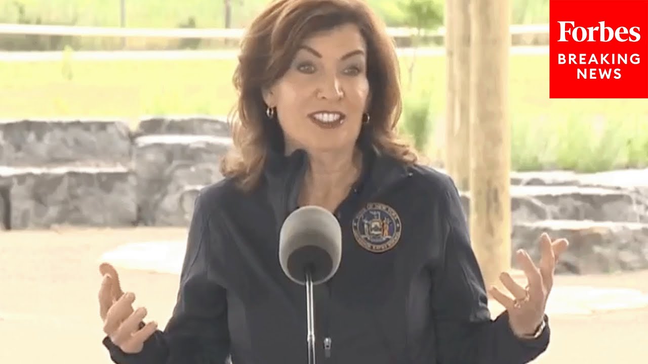 New York Gov. Kathy Hochul Celebrates Reopening Of Buffalo's Wilkeson Pointe