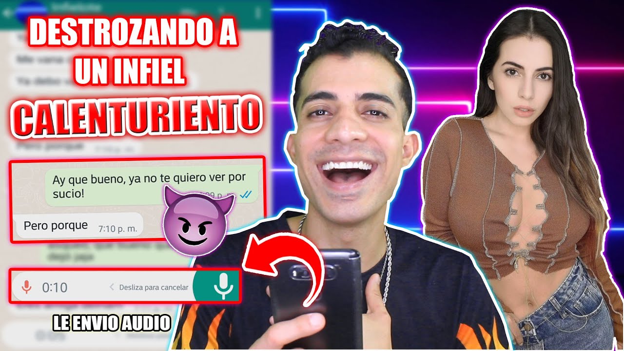 INFIEL TIENE CHATS CALIENTES CON OTRAS Y SE LLEVA UNA SORPRESA *Se salió de control* 😂🔥 | Troleando5