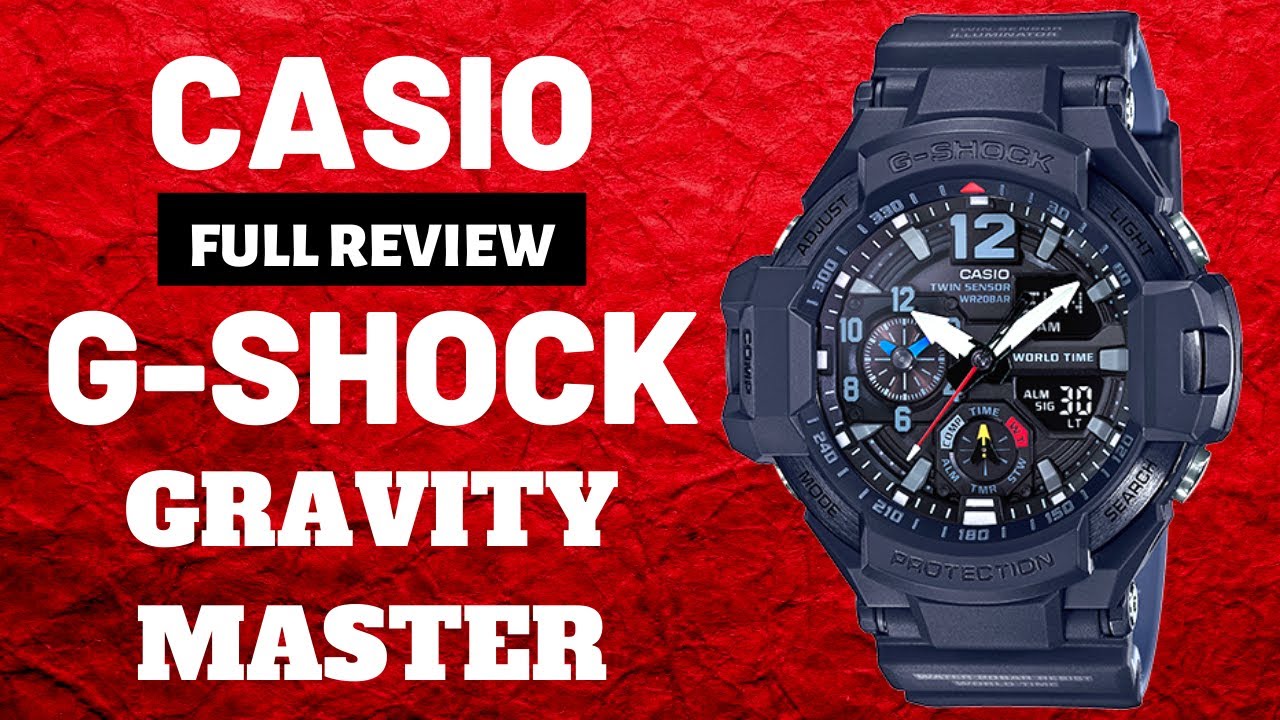 Casio G-Shock GravityMaster Men's Watch (Full Review)