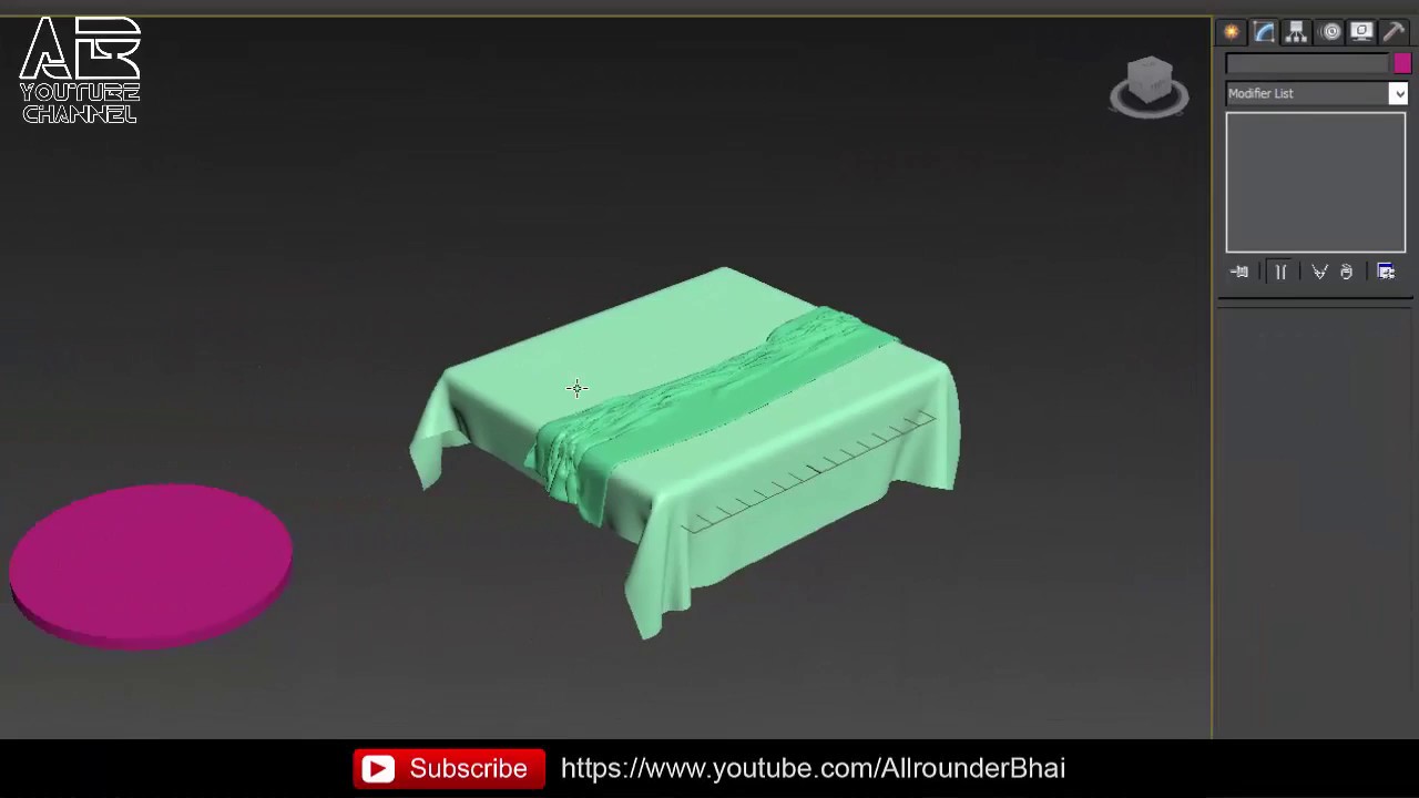 Cloth Modifier Setting in 3Ds Hindi Tutorial | 3Ds Max Tutorial for Beginners