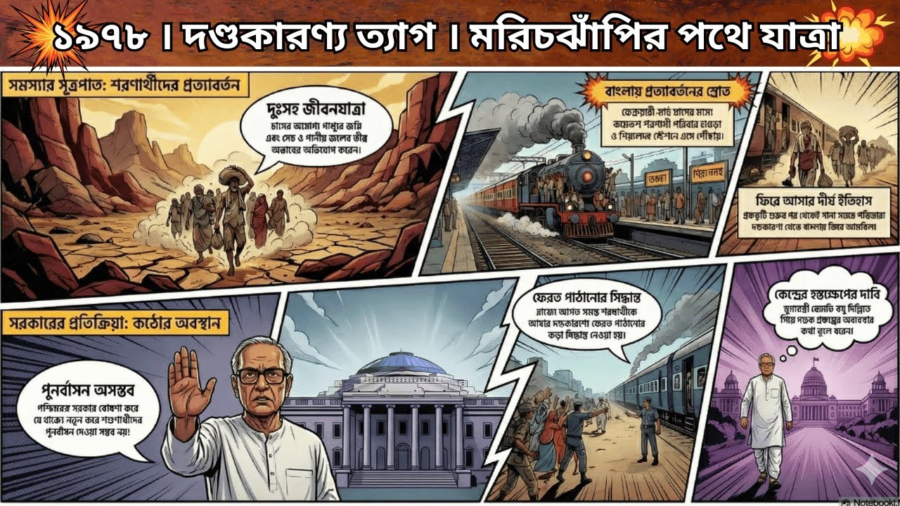 মরিচঝাঁপির পথে যাত্রা | The Great Exodus 1978 | মরিচঝাঁপির নথি (পর্ব ৬)
