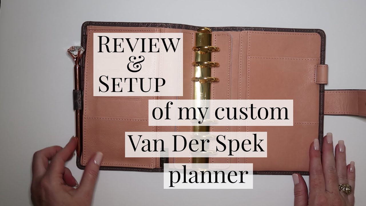 Review and Setup of my new Van Der Spek Custom Planner | Kendra Bork