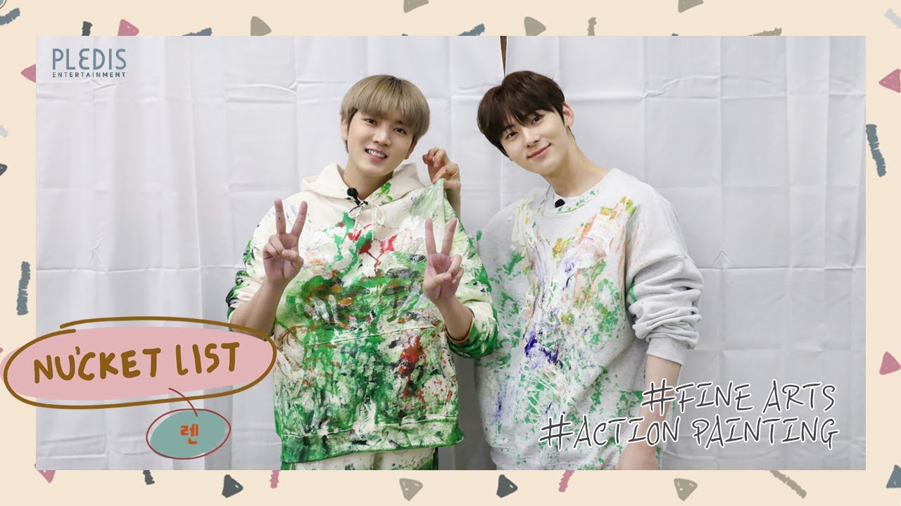 BUCKET LIST: 레니혀니의 마음속 어딘가! 액션페인팅하러 왔어요 (렌 with 민현) 2화