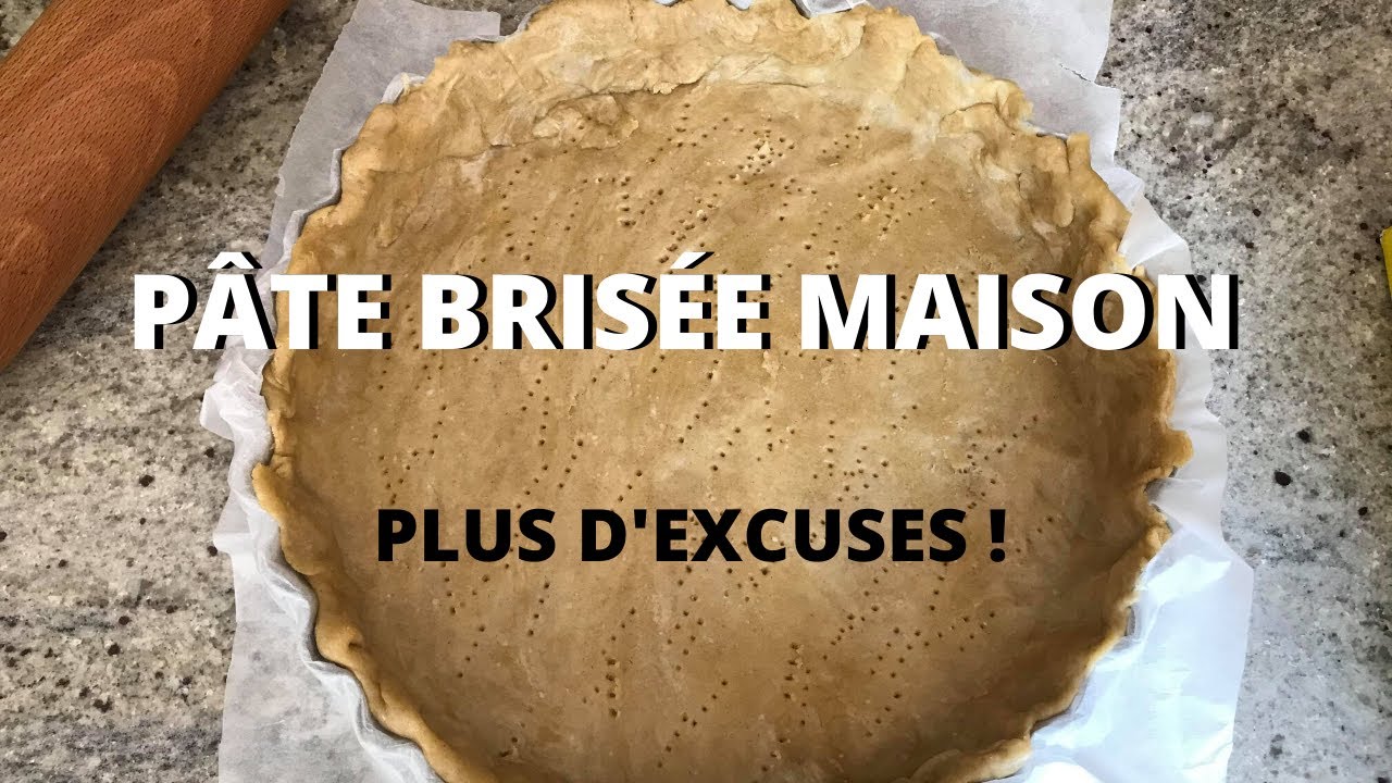 PÂTE BRISÉE SANS BEURRE EN MOINS DE 5 MN !