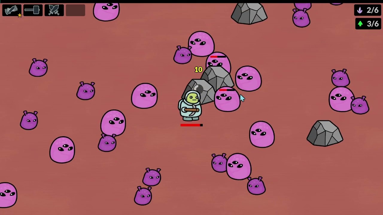 Mining Survivors Roguelike Mode (difficulty 1)