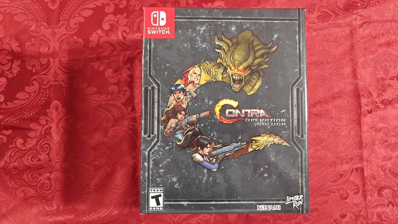 Contra Operation Galuga Collector Edition Nintendo Switch Unboxing Video