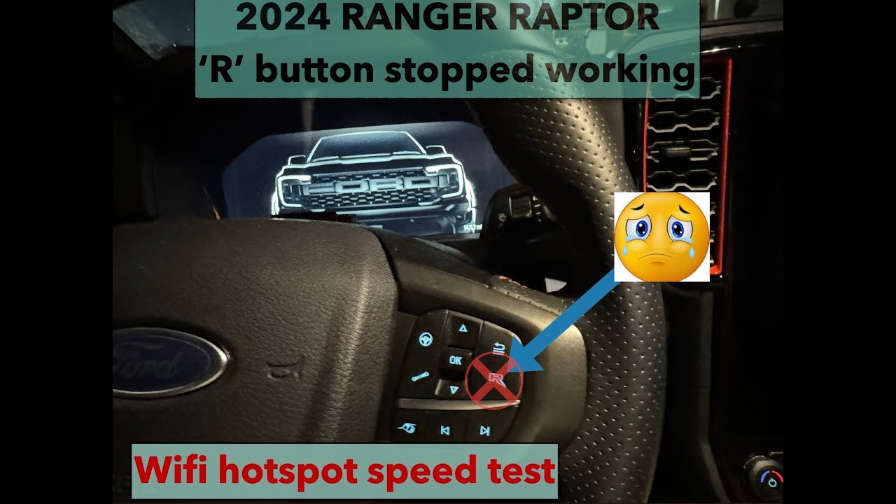 Кнопка «R» Ford Raptor Ranger перестала реагировать, и тест скорости точки доступа.