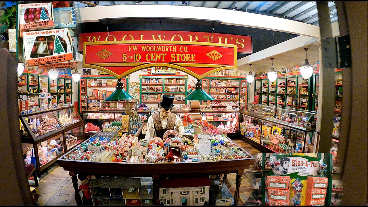 Visit a 1950s F.W. Woolworth's Co. 5 and 10 Christmas Toys store | The National Christmas Center