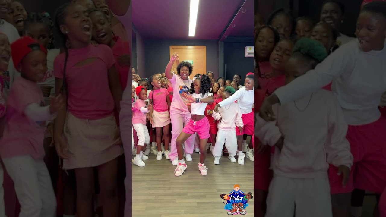 Centy Daniella at AfroStar Kids Academy Pink Master Class