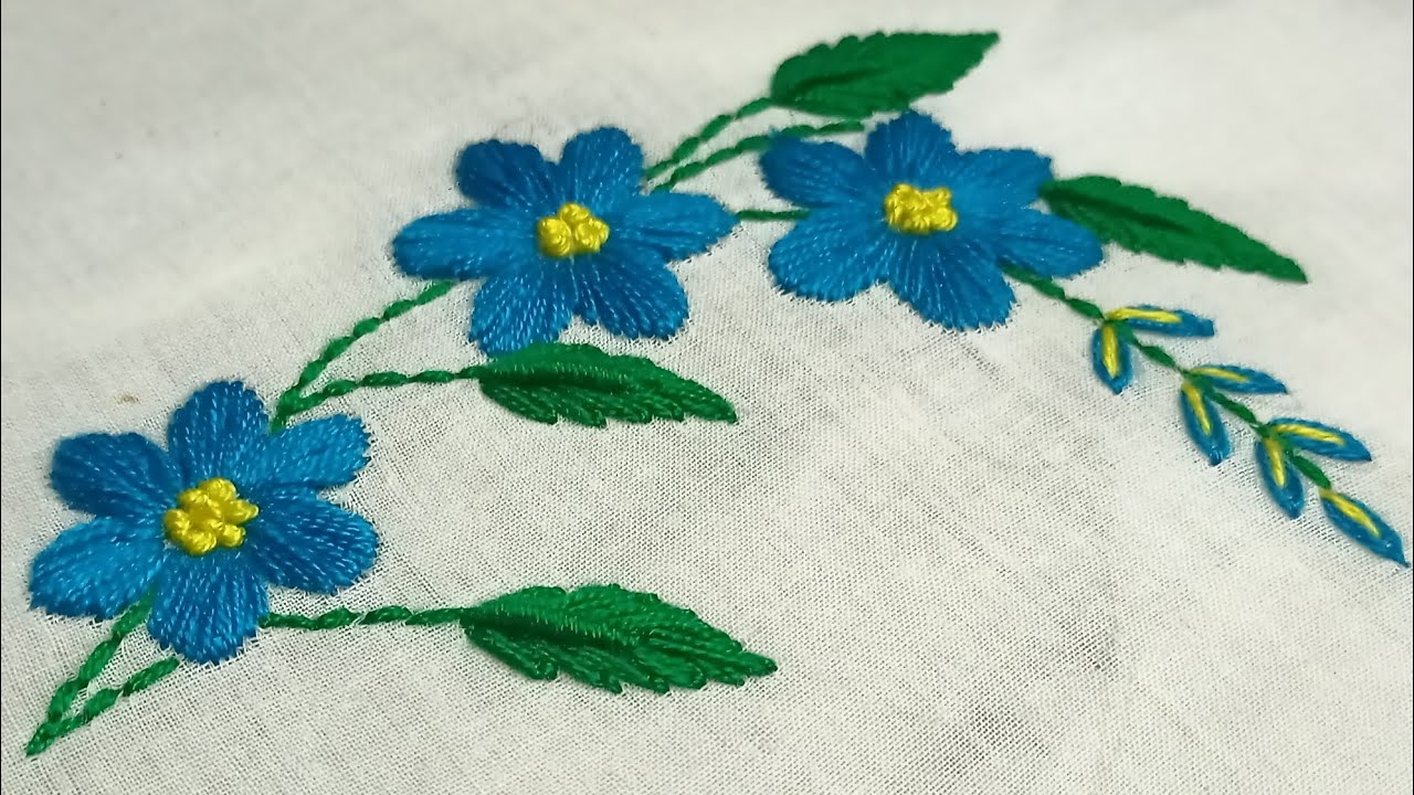 Beautiful borderline design stitching || Easy and simple stitching tutorial for beginners || 