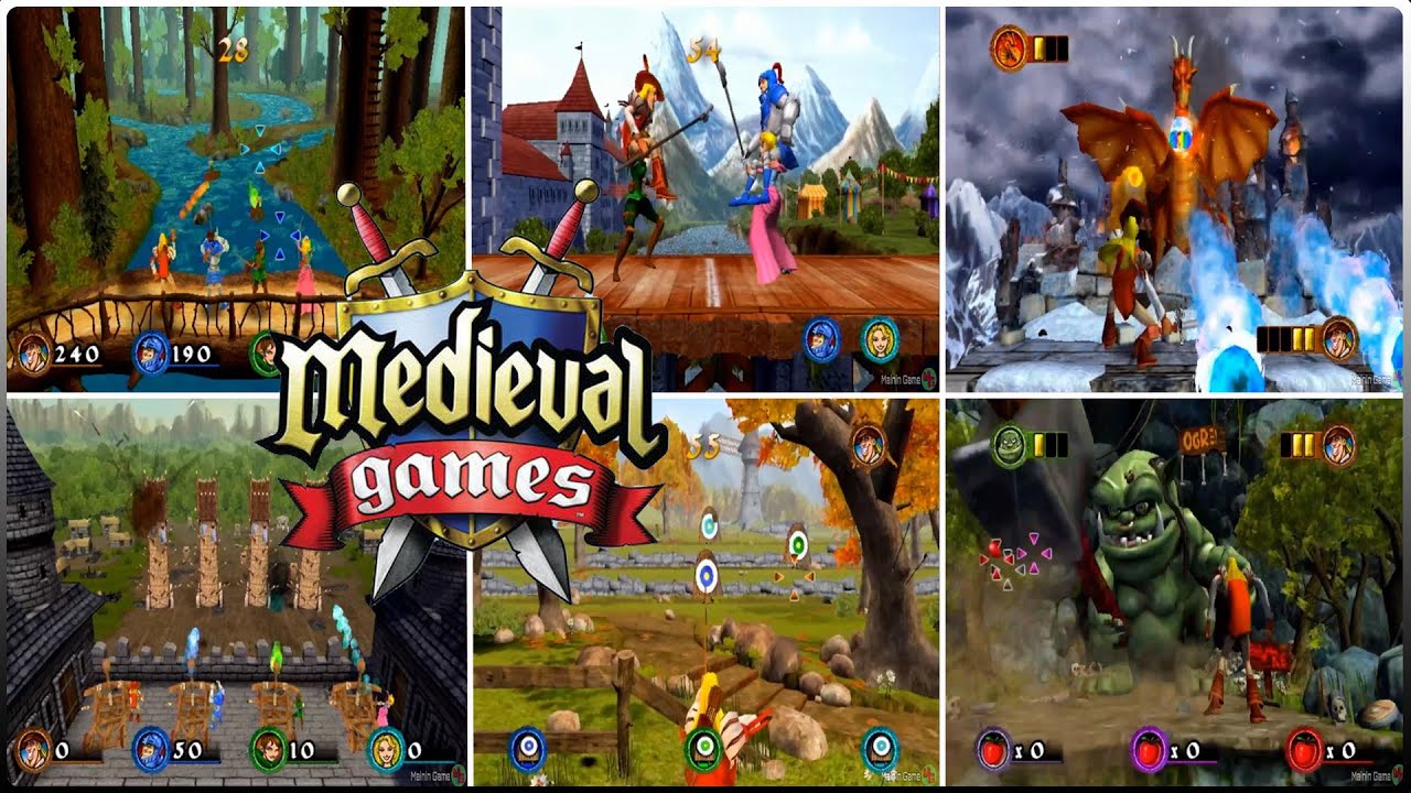средневековые игры - мини-игры nintendo wii