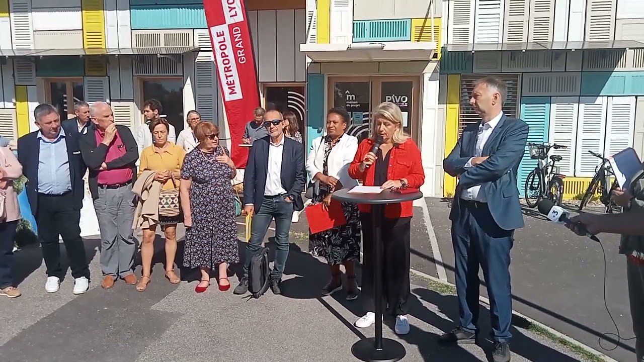 Voies lyonnaises : la maire d'Oullins quitte le point presse