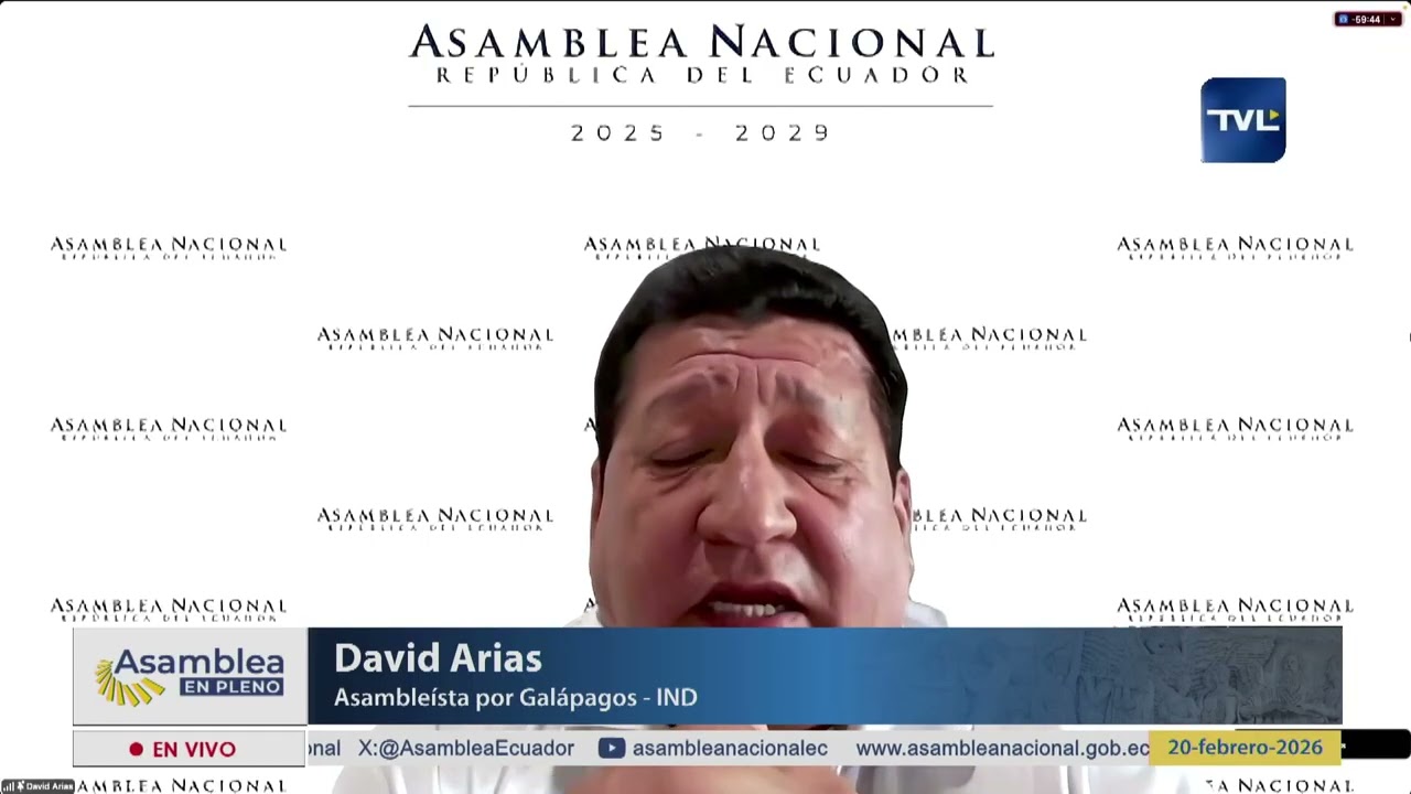 Asambleísta David Arias - Sesión 072