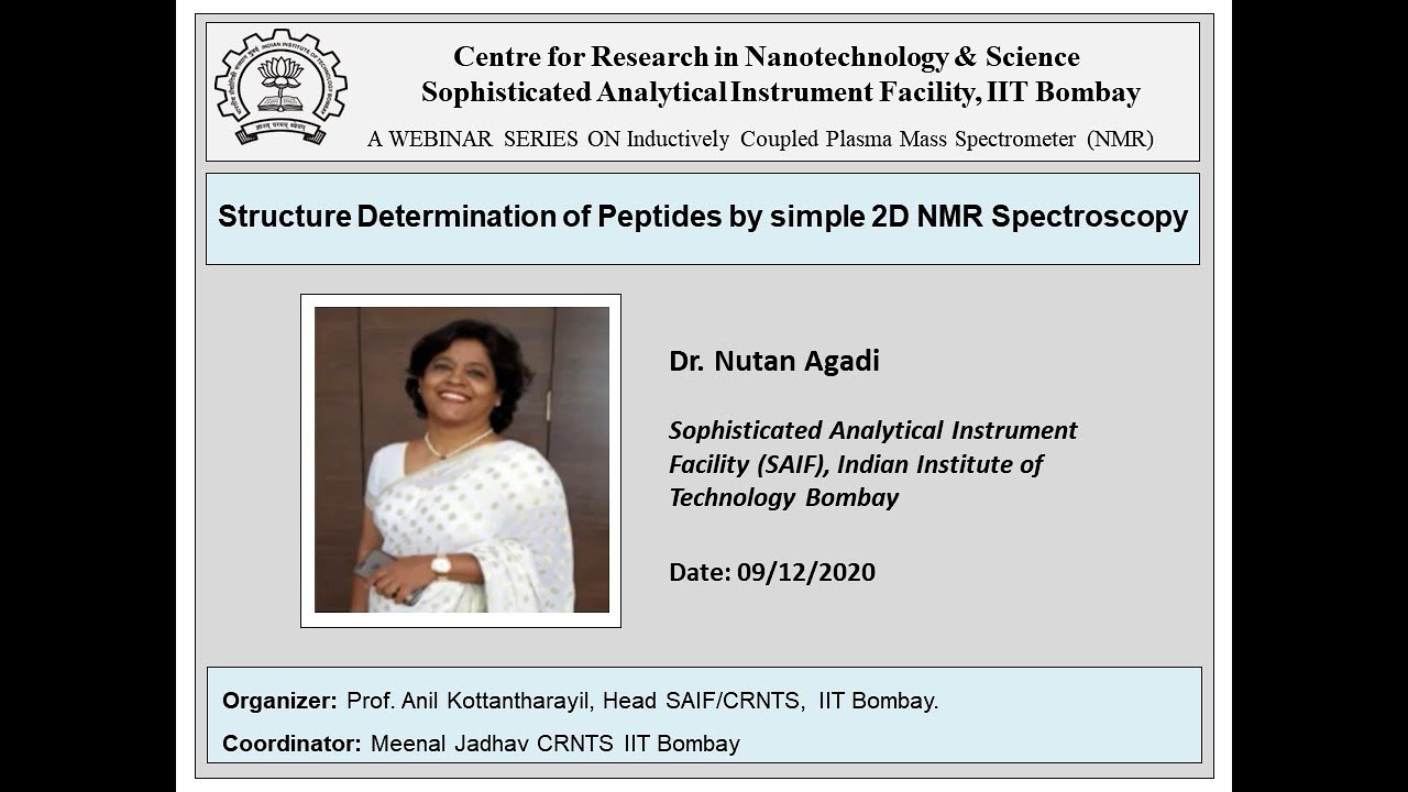 Structure Determination of Peptides by simple 2D NMR Spectroscopy