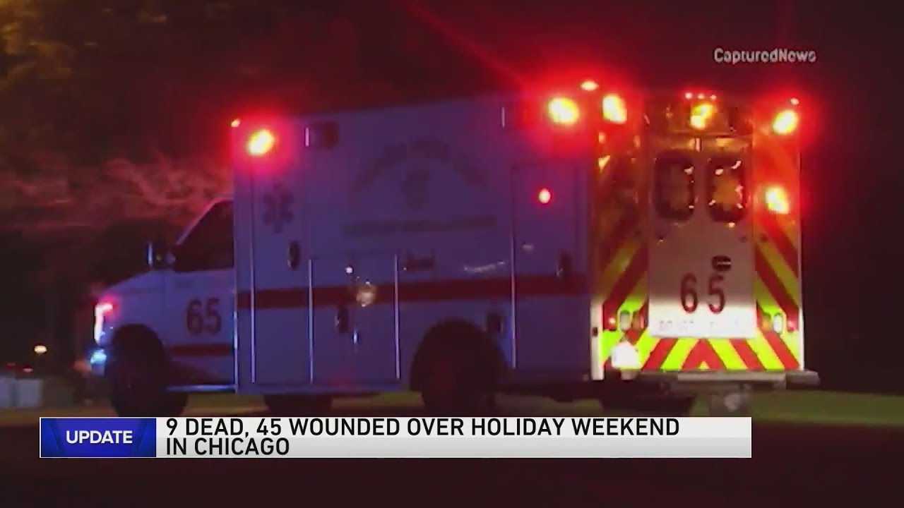 More than 50 shot, 9 killed, in Chicago Memorial Day weekend