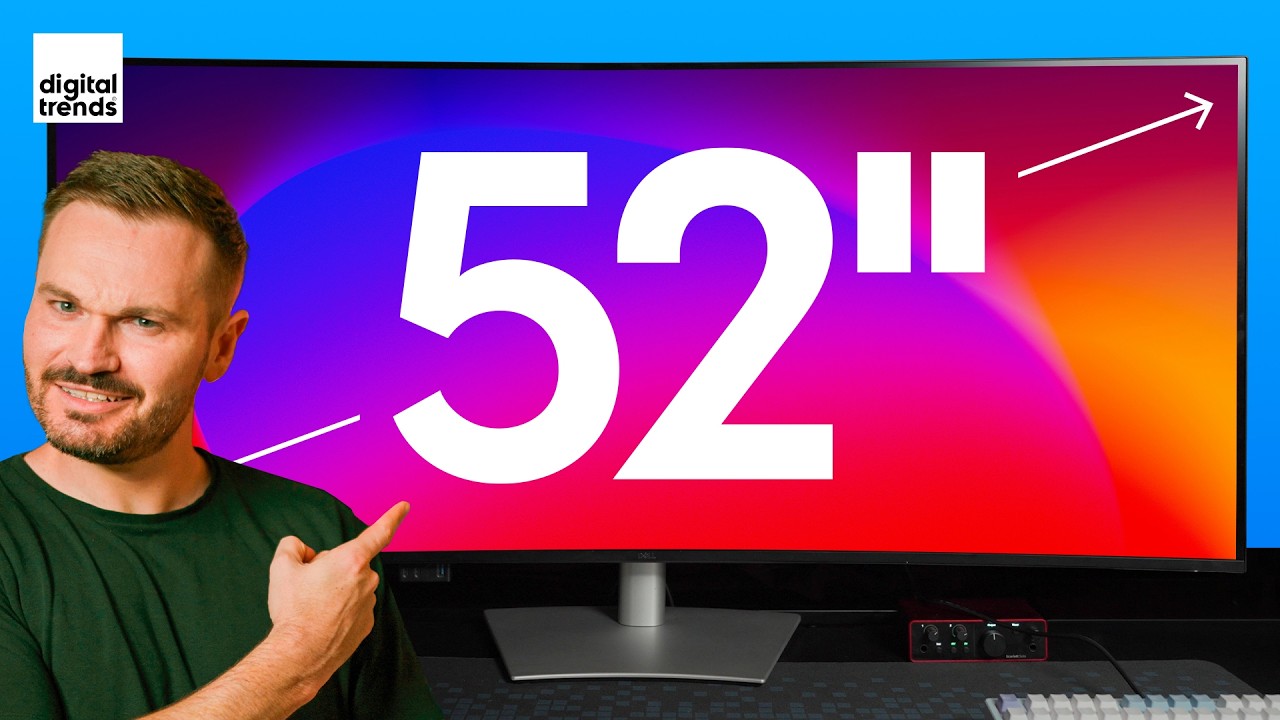 52-дюймовый монитор, который заменит всё | Обзор Dell UltraSharp 52