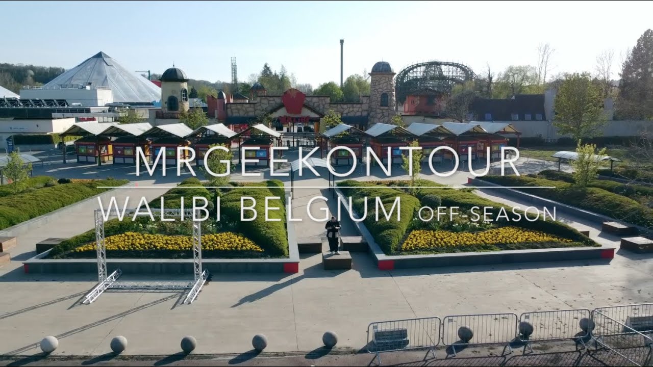 Walibi Belgium - Off-Season Drone Footage