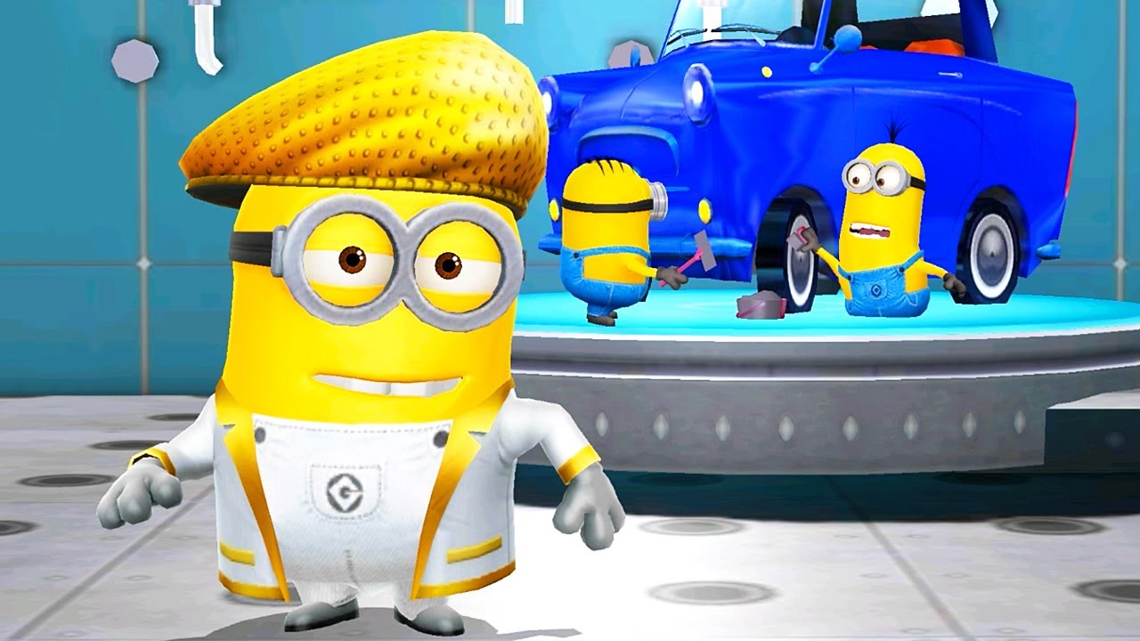 Despicable me minion rush old version Level 724 : With Submarine Props in AVL
