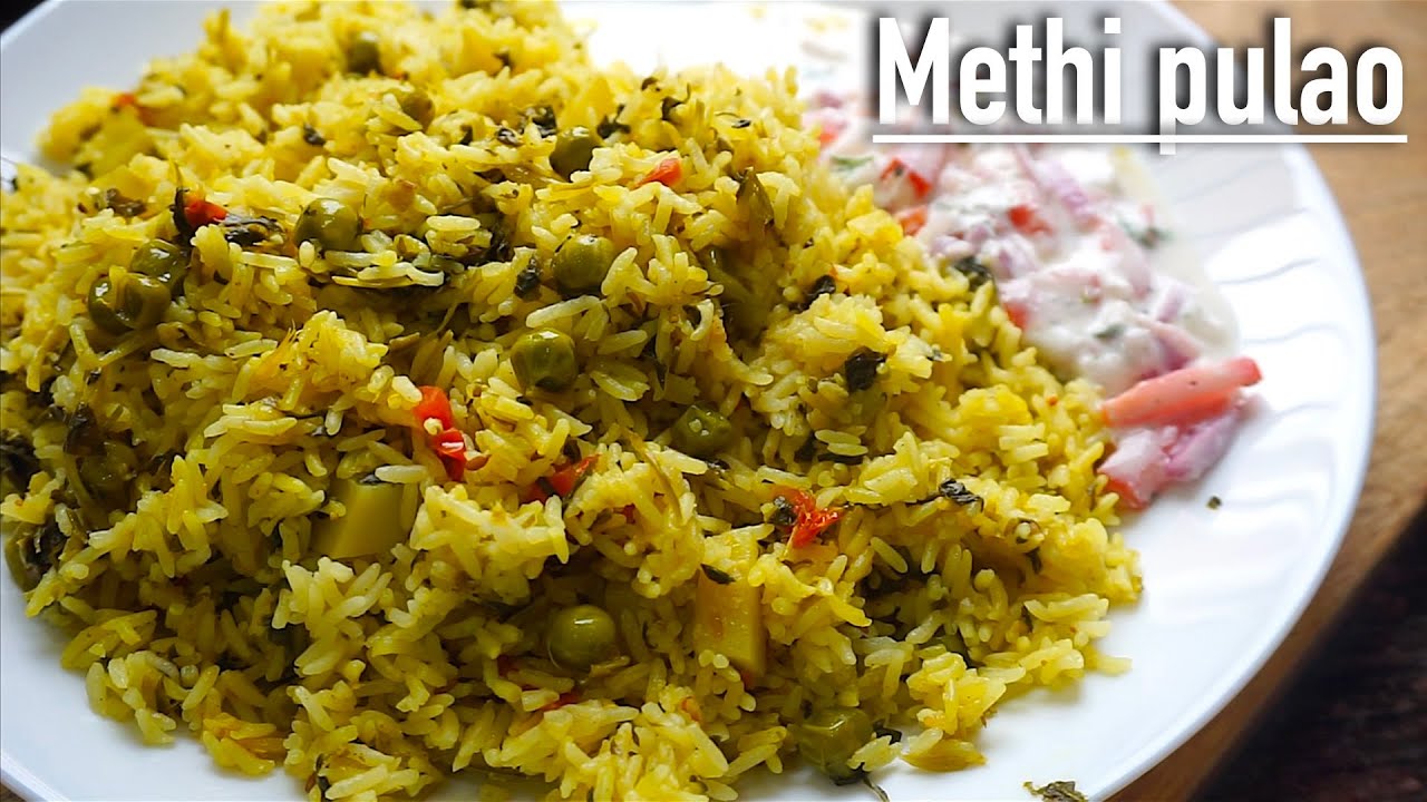 Methi pulao recipe | easy & healthy lunch idea | simple one-pot meal | quick dinner veg pulao recipe