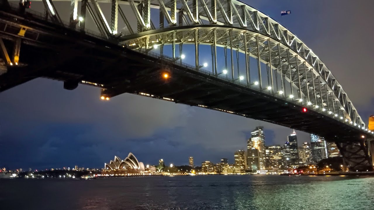 The Night Ferry Ride,  @Sydney Harbour Australia. #sydney #harbourbridge #operahouse #adventure