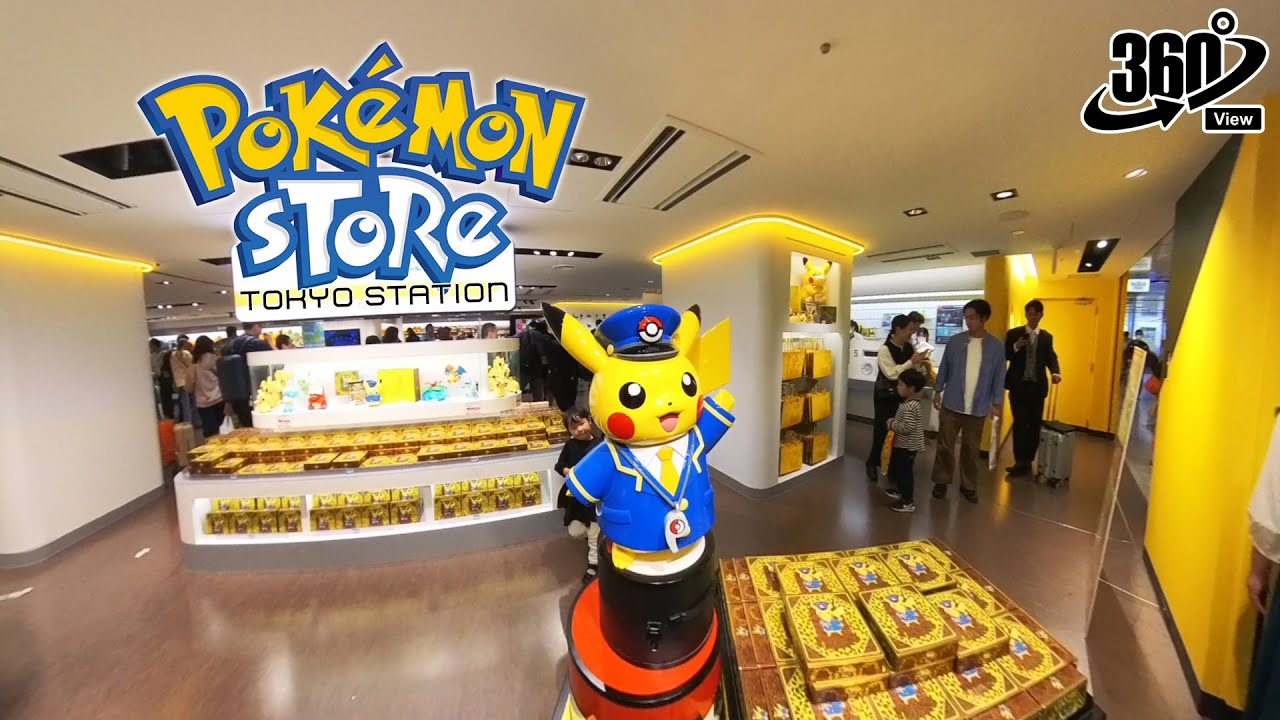 Adventures at the Pokémon Store at Tokyo Station | 360 Video