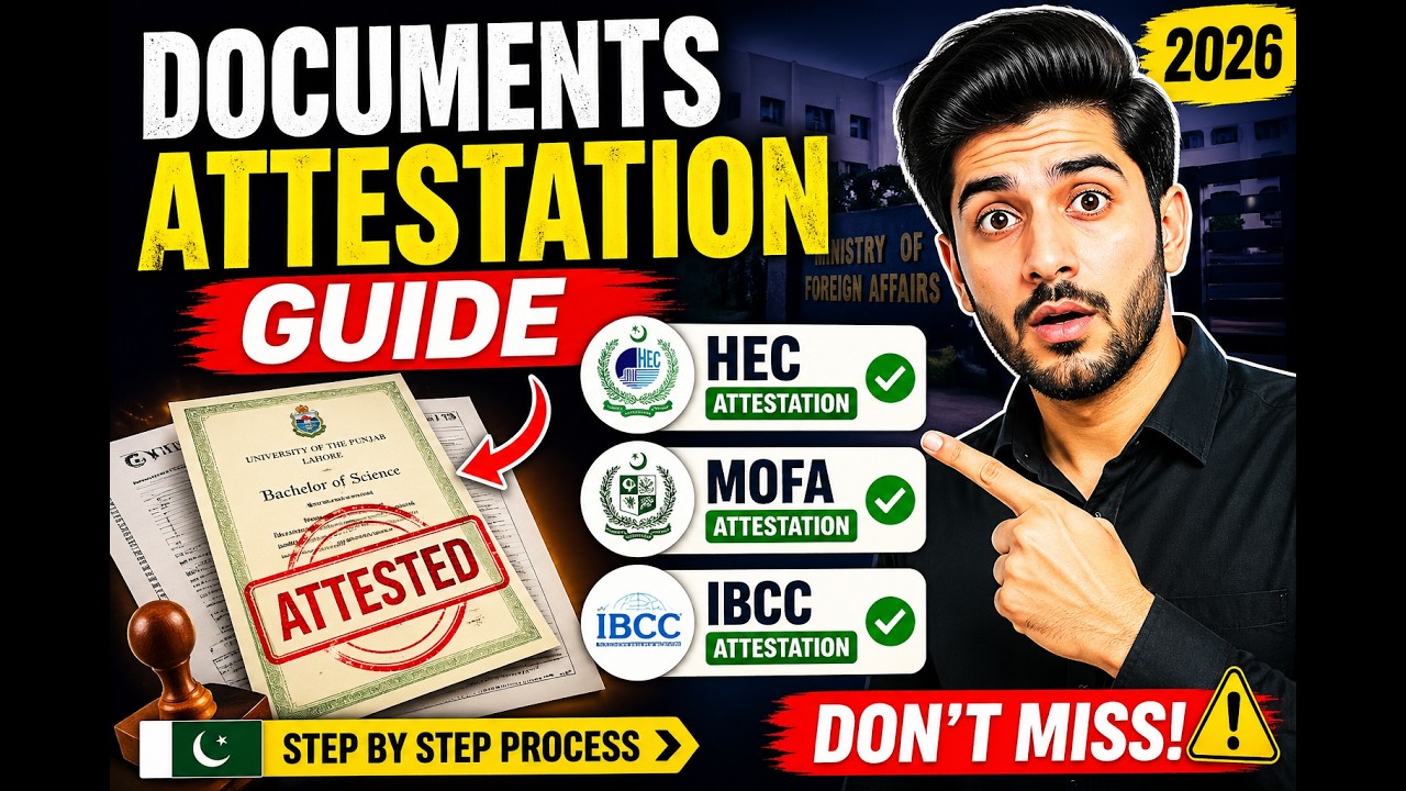 How to Attest Documents for Study Abroad | Document Attestation Process 2026 Complete Guide #study