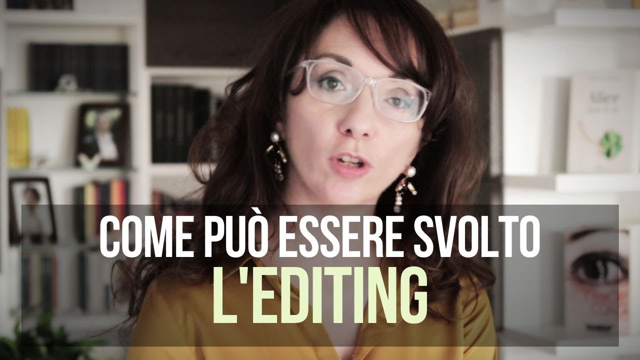 Come può essere svolto l'editing sul tuo testo