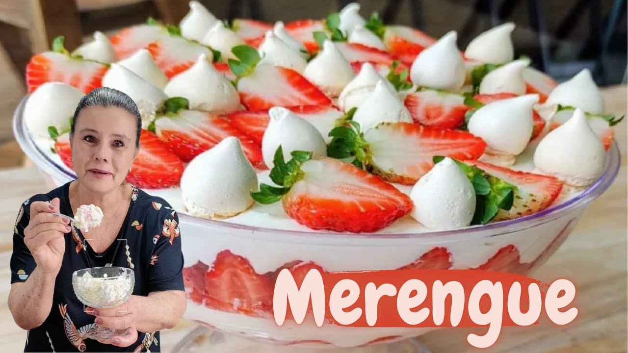 Poucos ingredientes, sabor de milh&otilde;es! 💸✨ Quem ama merengue? 😍
