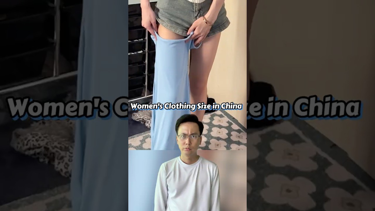 Women's Clothing Size in China #clothing #style #chinesewomen #chineseculture #learnchinese #size