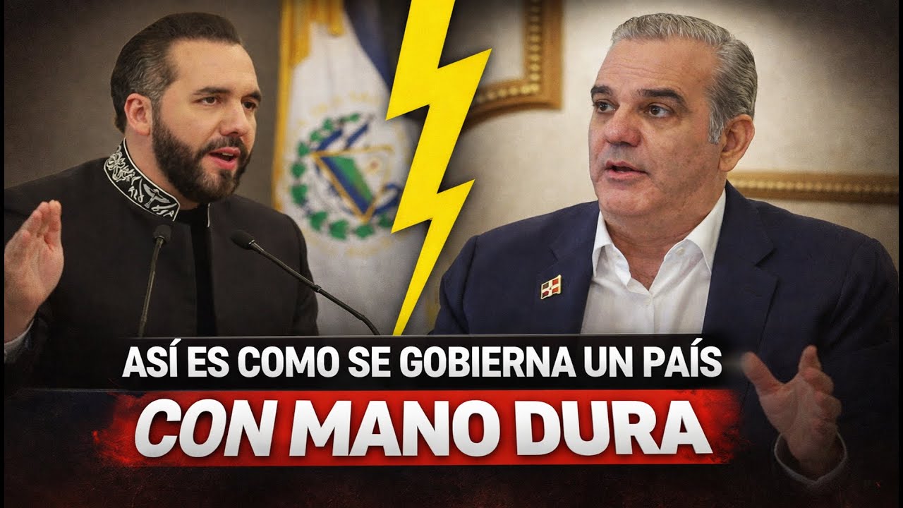 Nayib Bukele da catedra a Luis Abinader de como se gobierna un pa&iacute;s con mano dura!!!
