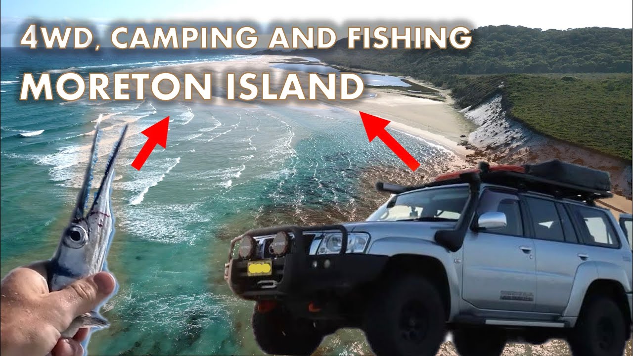 Throwing Lures at BIG Beach Flathead! Exploring, 4WDing and Fishing Moreton Island!