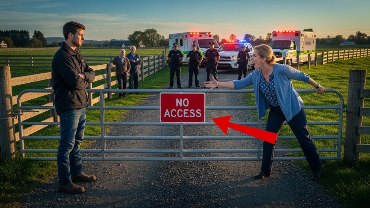 HOA President Padlocked My Front Gate — She Froze When the Ambulance Couldn't Reach Her Own Mother