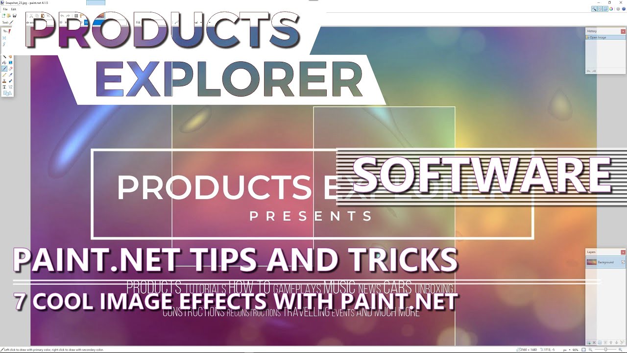 7 Cool Image Effects With paint.net (Tutorial)